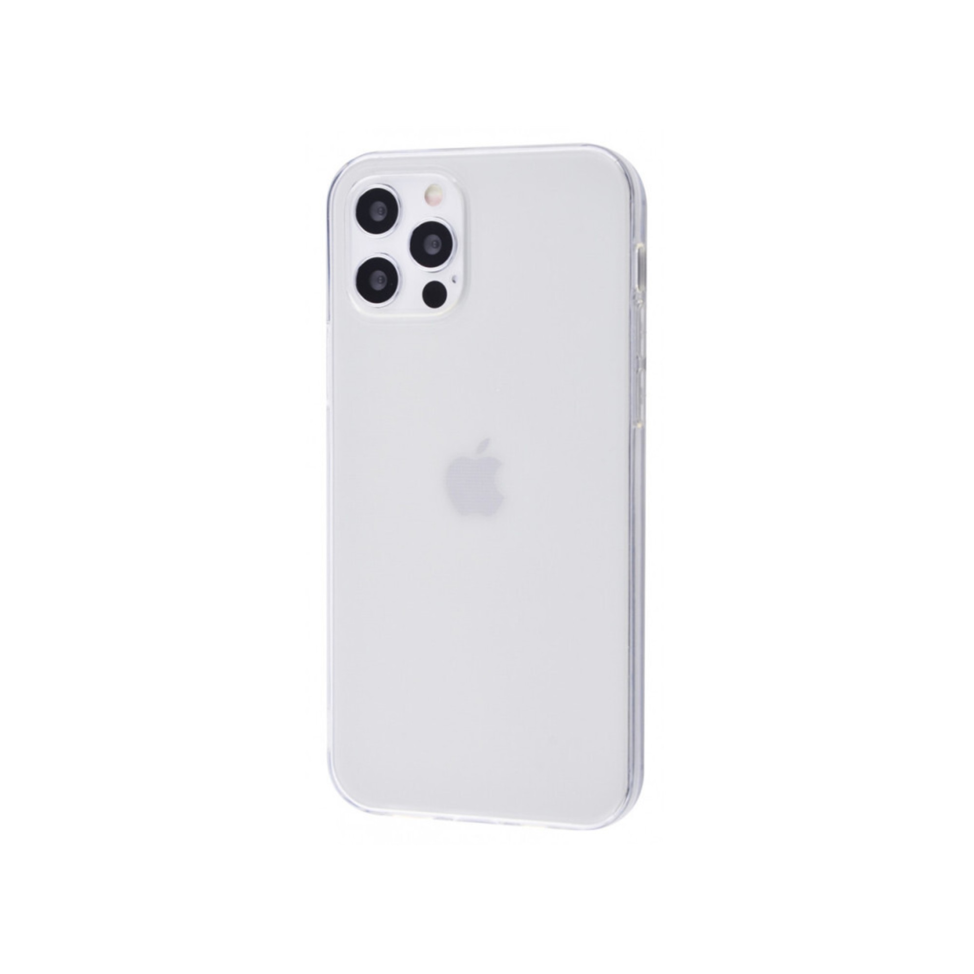 Чехол iPhone 12 Pro Max Silicone Clear 2.0mm Transparent Full Camera